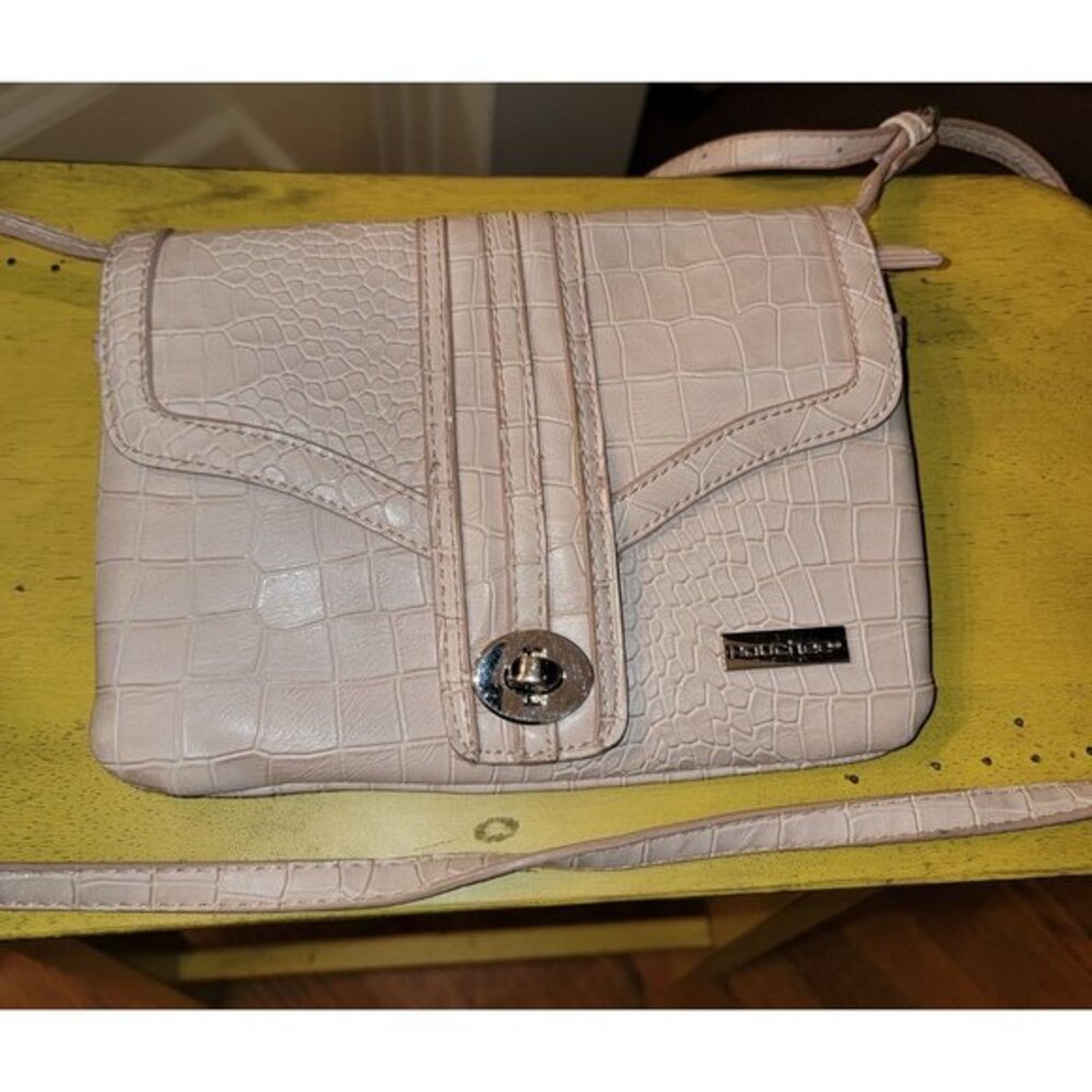 Pouchee leather crossbody bag‎